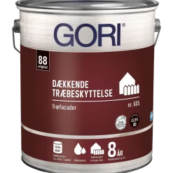 GORI 605 dækkende træbeskyttelse kridt 5 L
