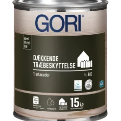 GORI 612 dækkende træbeskyttelse kulsort 0,75 L