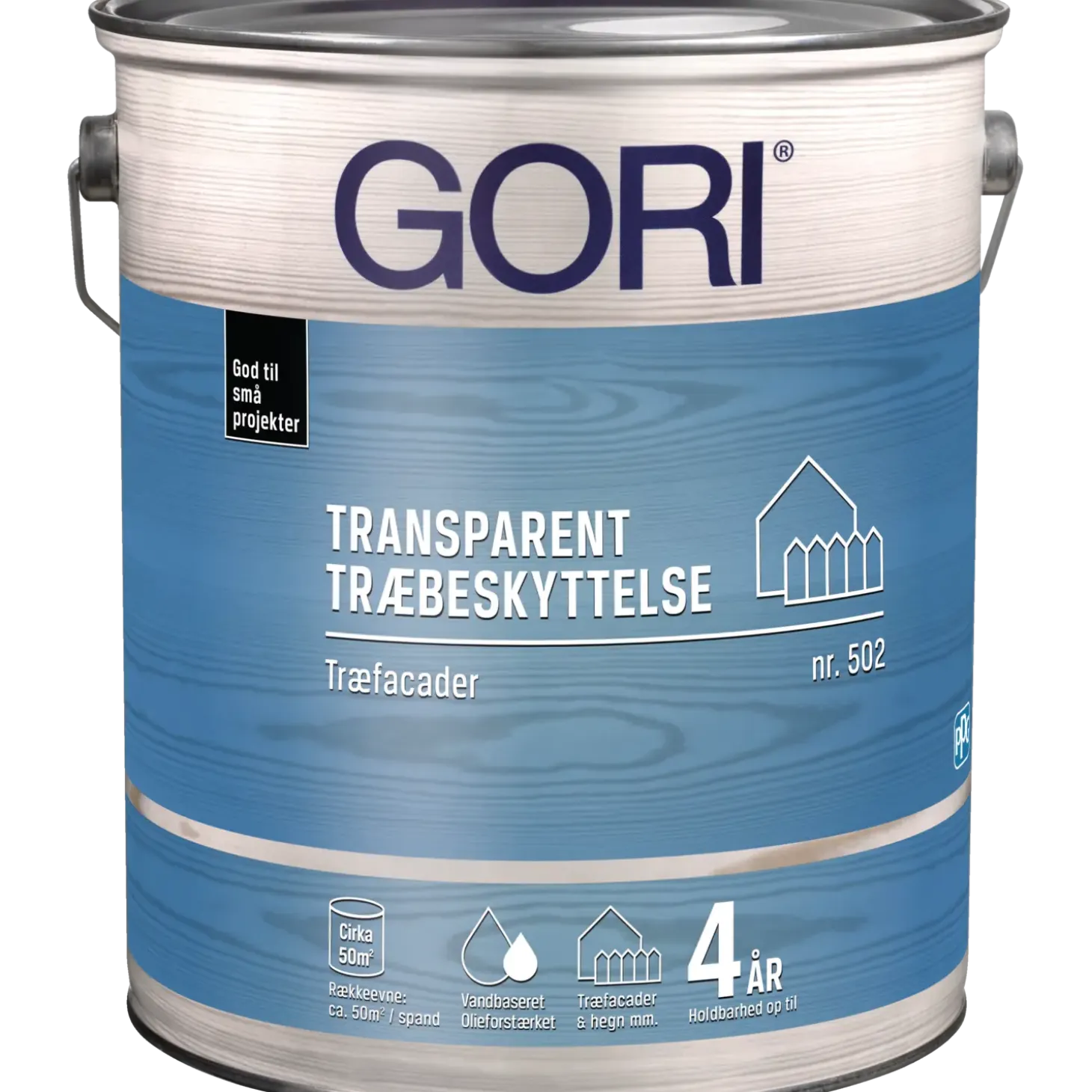 GORI 502 transparent træbeskyttelse ibenholt 5 L