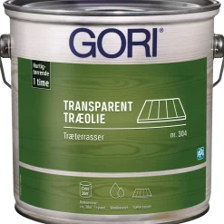 GORI 304 transparent træolie træterrasser ibenholt 5 L