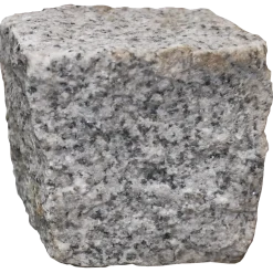 Granit chaussésten 9x9x8 cm grå