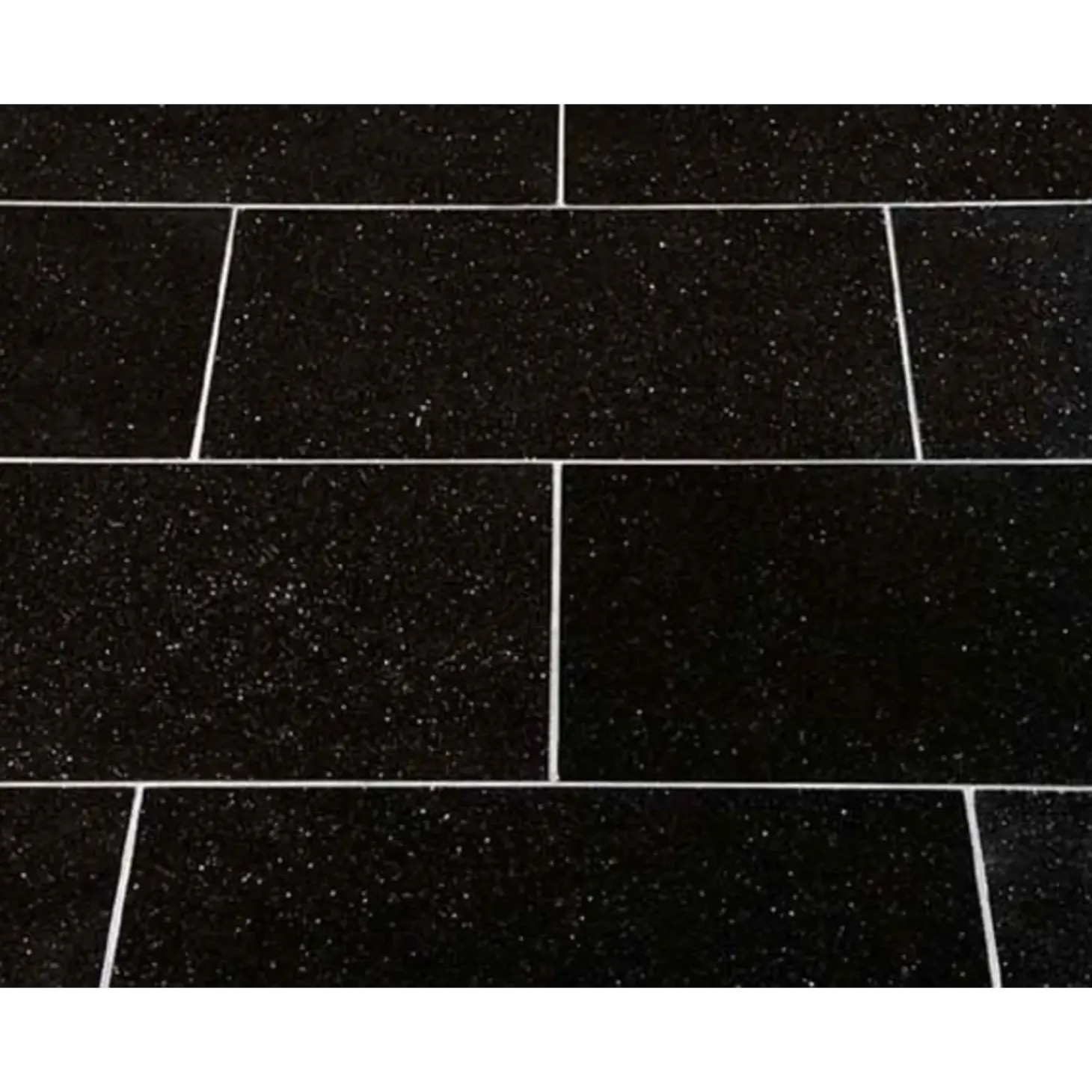 Granitfliser Black Galaxy 30,5x30,5x1 cm sort