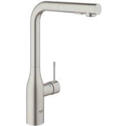 Grohe Essence køkkenarmatur m/udtræk mat stål