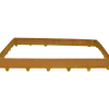 Grouw bedkanter i Cortenstål 14 x 106 cm 4-pak
