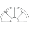 Grouw tråd slangeholder 60 m