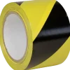 Gulvmarkeringstape 50 mm x 33 m gul/sort