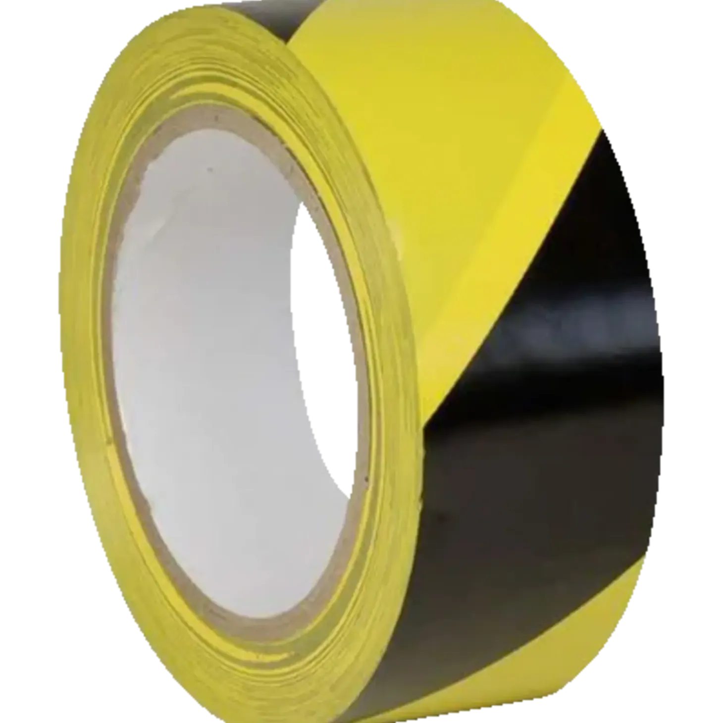 Gulvmarkeringstape 50 mm x 33 m gul/sort