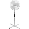 Gulvventilator Ø40 cm 45W 105-130 cm høj - hvid