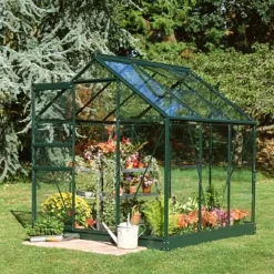 Halls Popular 66 3,8 m² grøn 3 mm glas