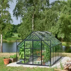 Halls Universal 128 Plus 9,9 m² sort 3 mm hærdet glas
