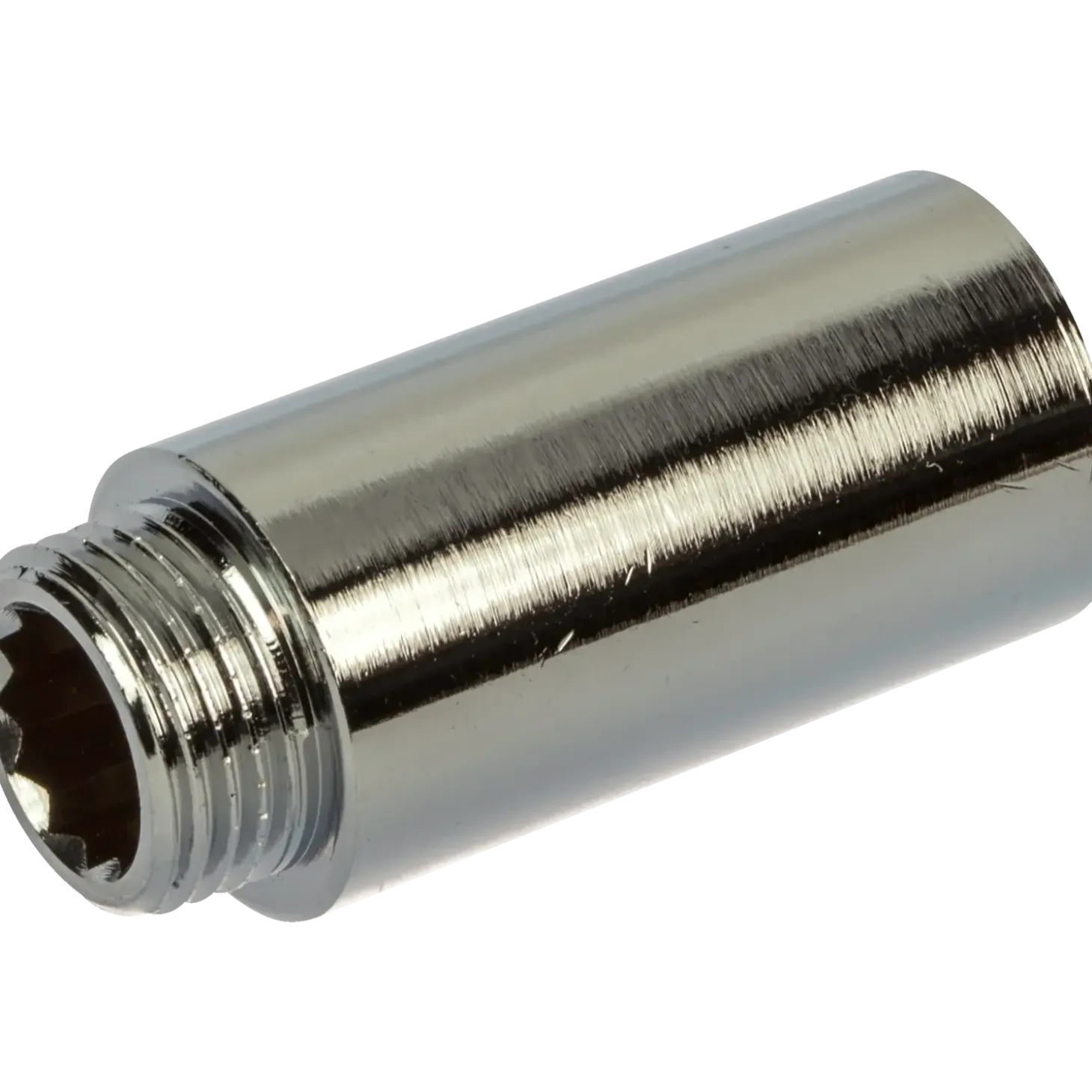 Haneforlænger 1/2"x10 mm krom
