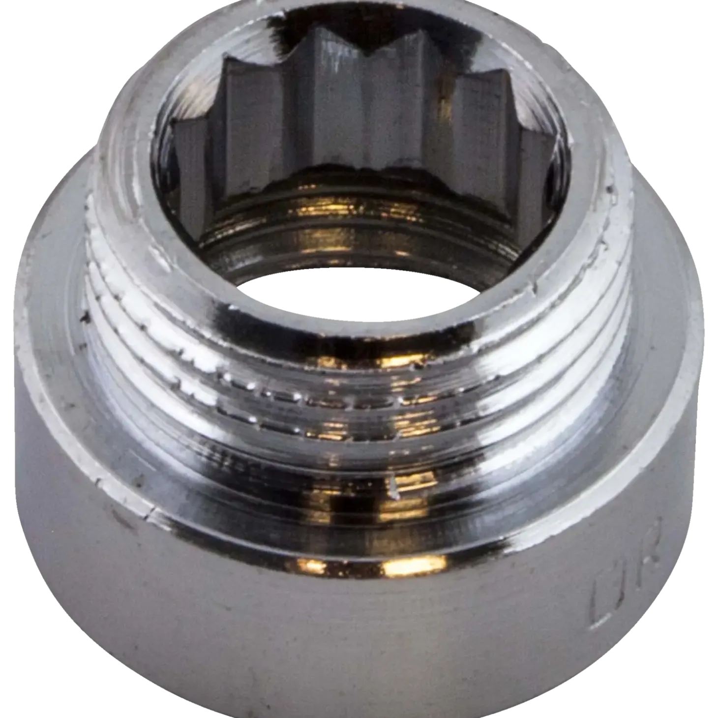 Haneforlænger 1/2"x10 mm krom