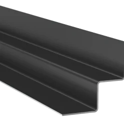 Hardie indvendig hjørne alu sort 0,8x3000 mm