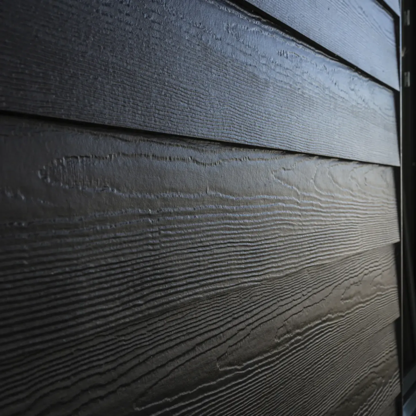 HardiePlank træstruktur sort 8x180x3600 mm