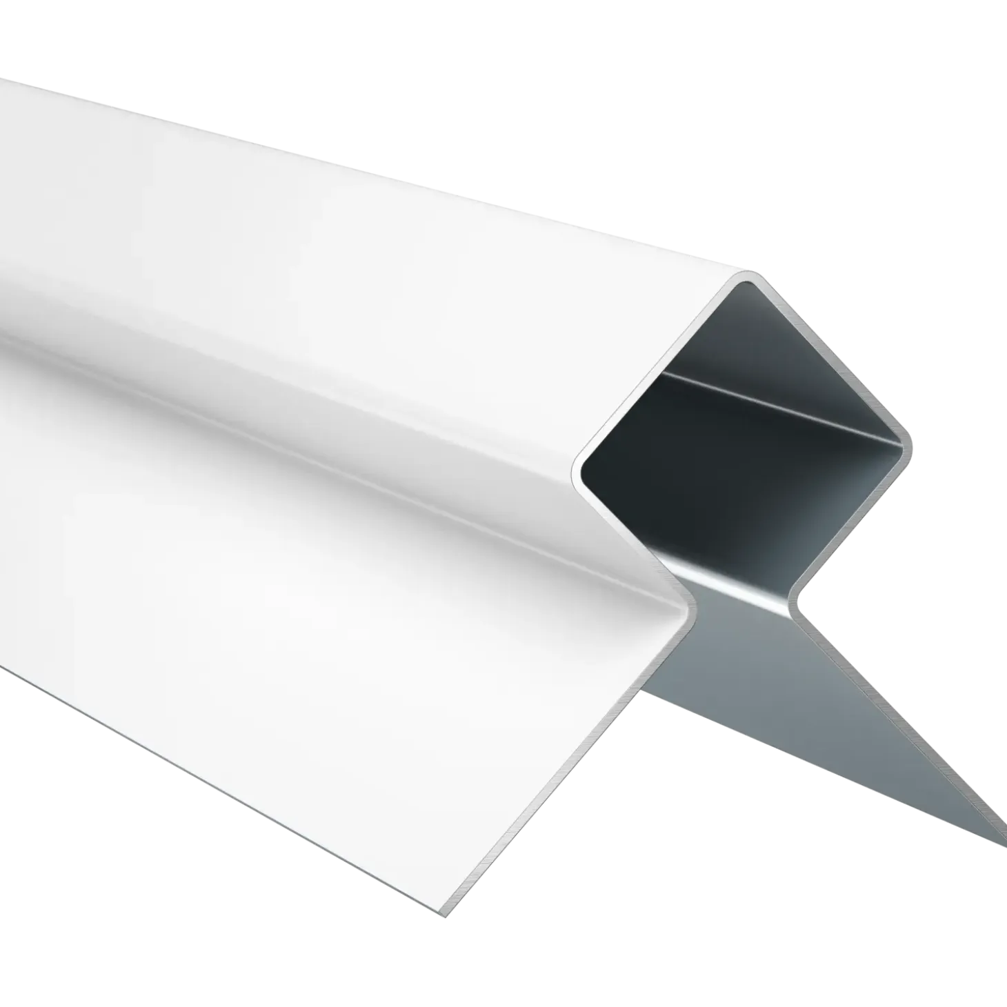 Hardie udvendig hjørne hvid 0,8x3000 mm