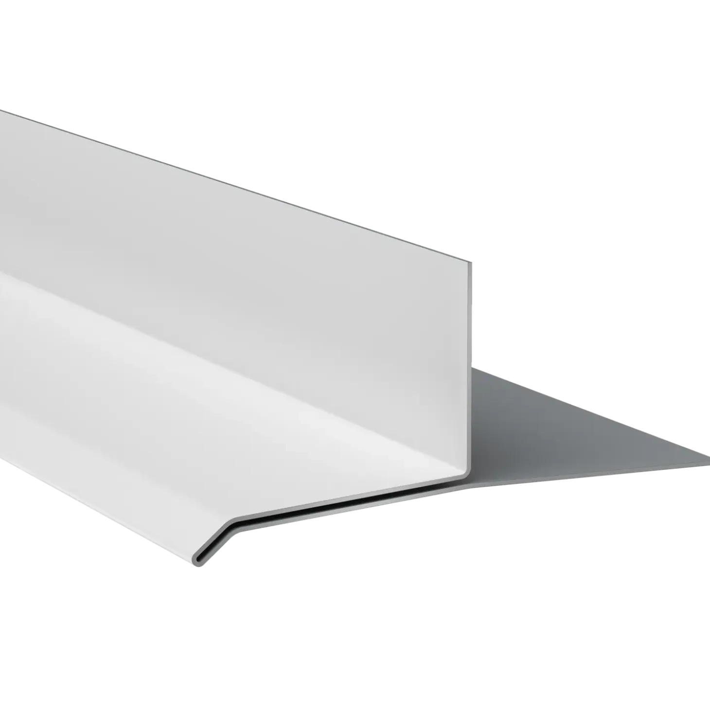 Hardie vandret lysningsprofil hvid 0,8x3000 mm