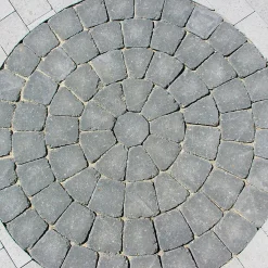 Herregårdssten Flex-line med rumlet kant stor sten grå 14x14x10,5x5 cm
