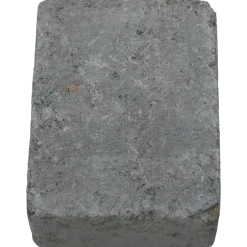 Herregårdssten med rumlet kant 1/2 sten grå 14x10,5x5 cm