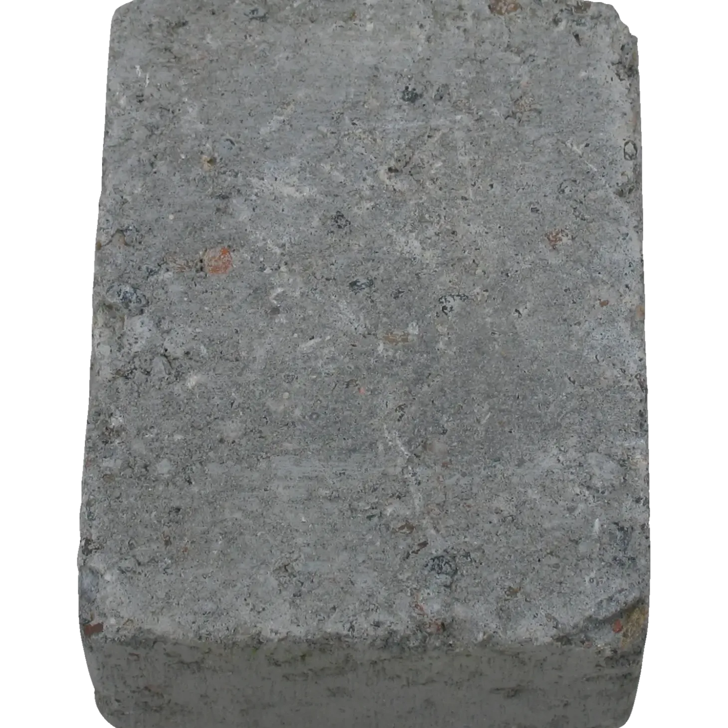 Herregårdssten med rumlet kant 1/2 sten grå 14x10,5x5 cm