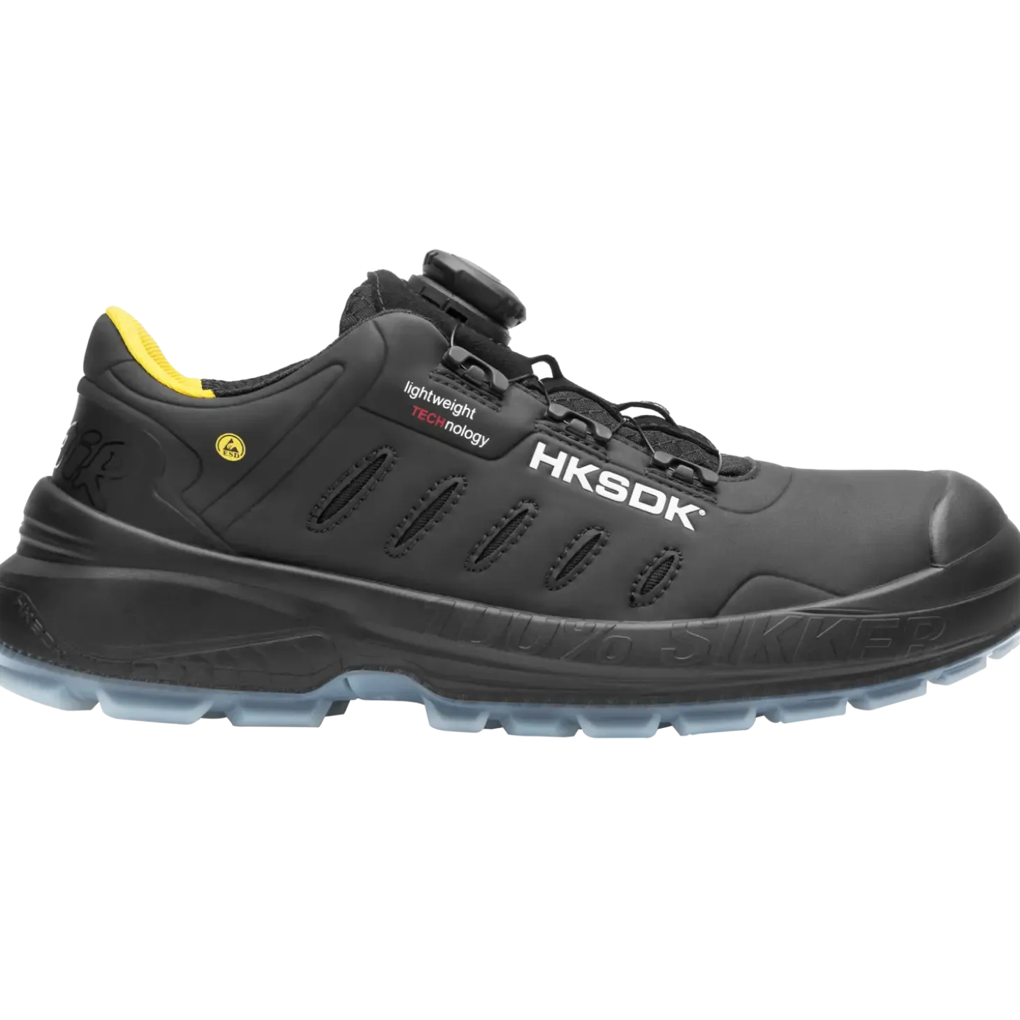 HKSDK E5 sikkerhedssko str. 45 sort