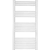 Håndklædetørrer i buet design 600x1200 mm hvid