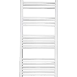 Håndklædetørrer i buet design 600x1200 mm hvid