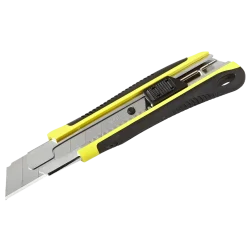 Hobbykniv 18 mm med metalskinne