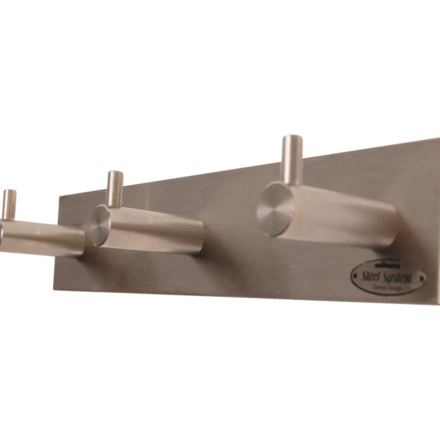 Home>it knagerække m/3 knager 200x40 mm rustfrit stål