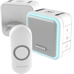 Honeywell hjem og have 2 dørklokker hvid