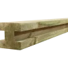 H-stolpe trykimprægneret 97x97 mm længde 2,7 m