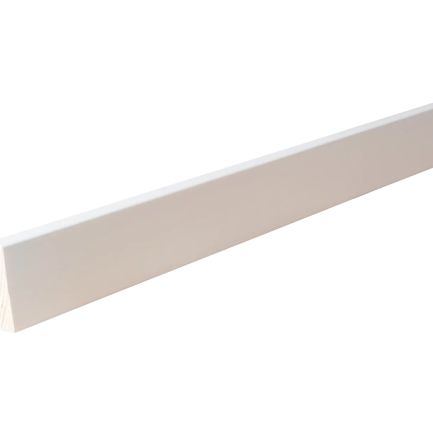 HT 37H fyr forkantliste 1 rund kant hvid 9x27x3000 mm