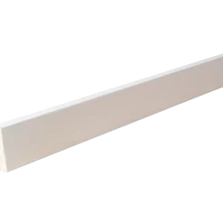 HT 39H fyr forkantliste 1 rund kant hvid 9x43x3000 mm