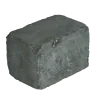 IBF Holmegaardsten kantblok m. lige kant, 14x21x14 cm, antracit