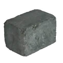 IBF Holmegaardsten kantblok m. lige kant, 14x21x14 cm, antracit