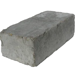 IBF Holmegaardsten kantblok m. lige kant, 14x21x14 cm, gråmix