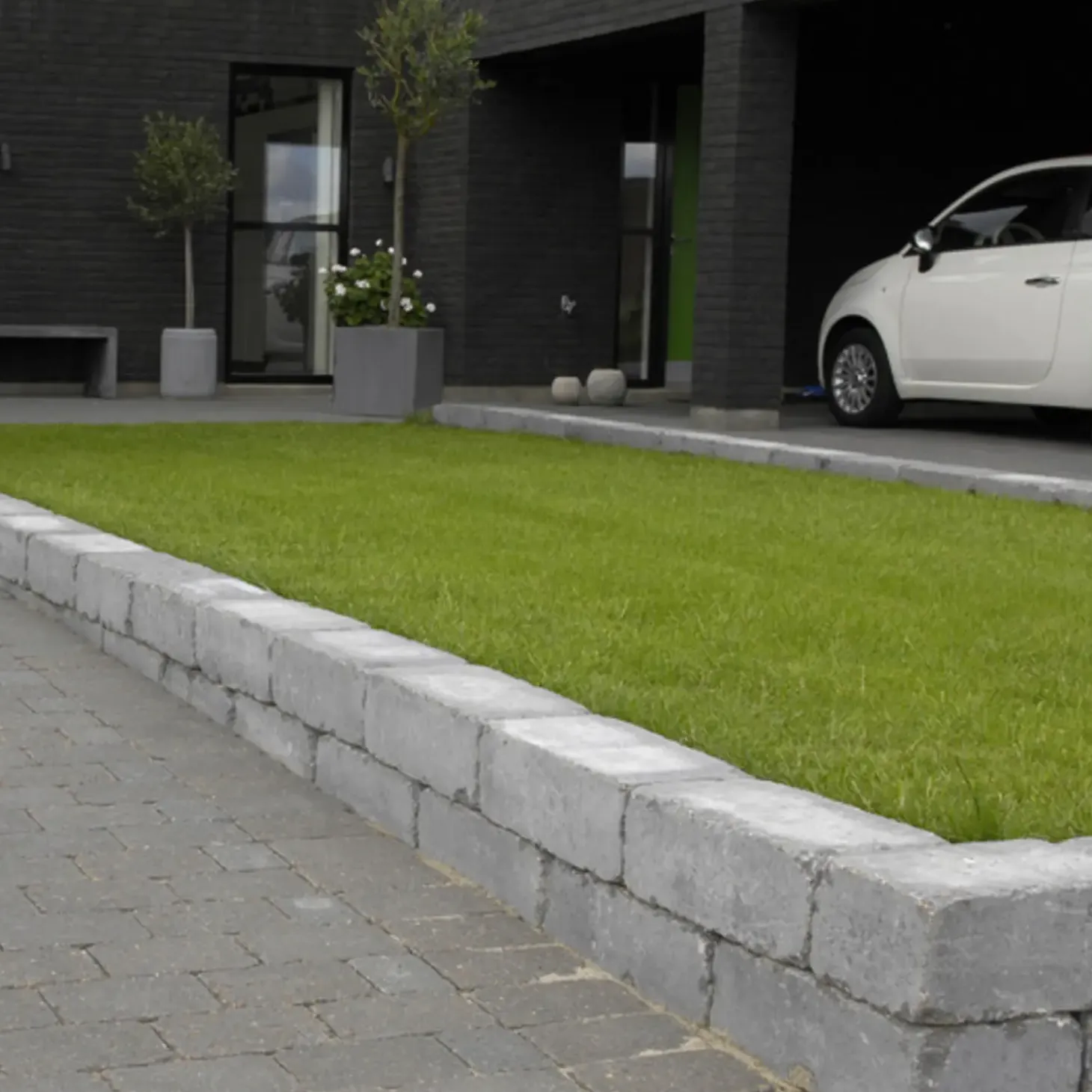 IBF Holmegaardsten®, 14x21x5 cm, antracit
