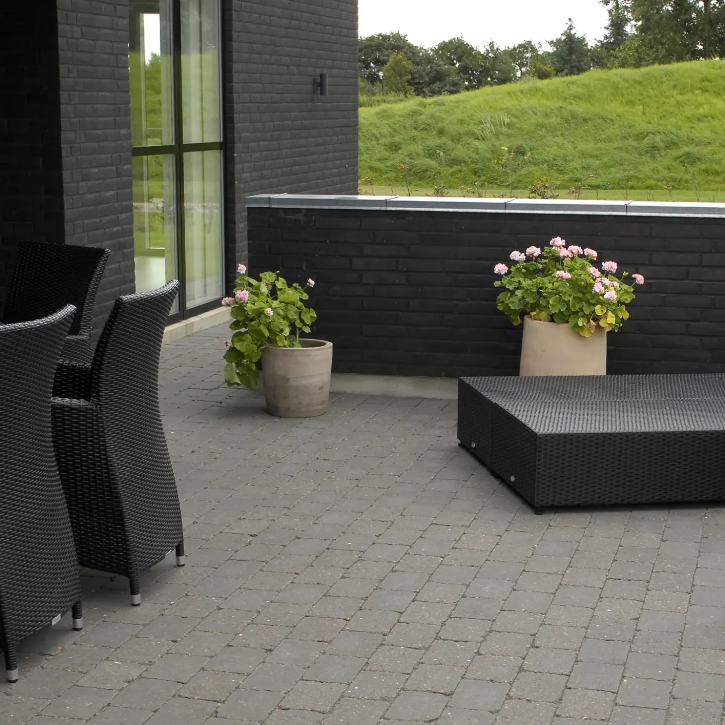 IBF Holmegaardsten®, 14x21x5 cm, antracit