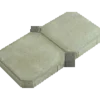 IBF Mini SquareLine® normalflise, 30x30x6 cm, grå