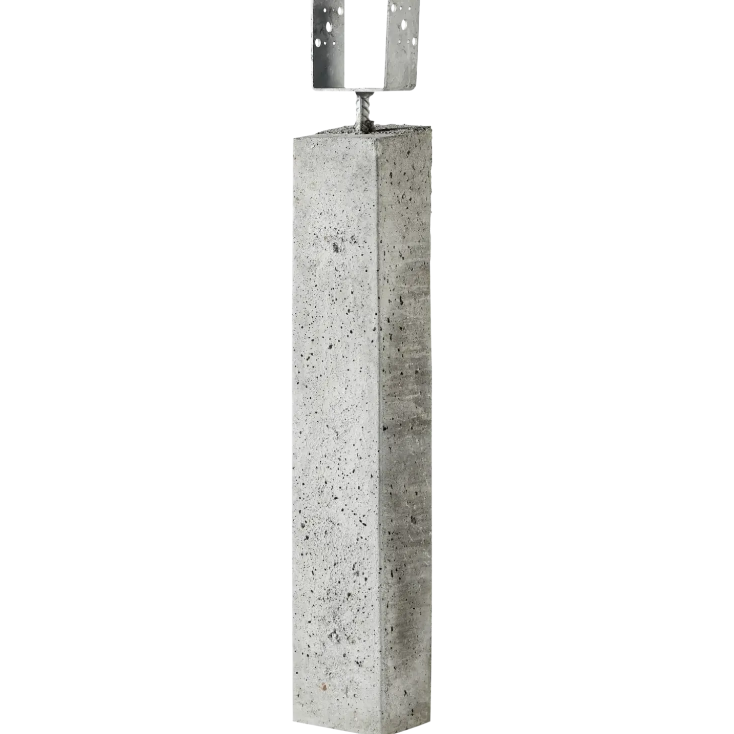 IBF stolpebæringer 4" gaffel 12x15x80 cm grå