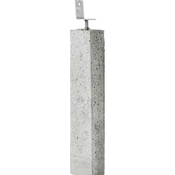 IBF stolpebæringer vinkel 12x15x80 cm grå