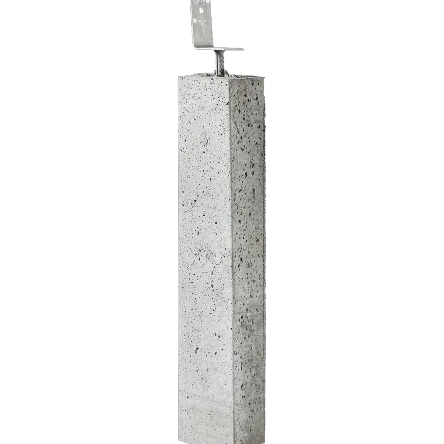 IBF stolpebæringer vinkel 12x15x80 cm grå