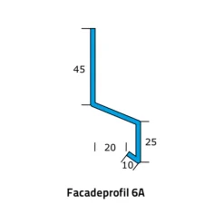 Icopal 6A alu-facadeprofil 1 m