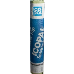 Icopal TOP selvklæber tagpap sort i rll. á 1x5 m