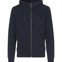 ID Core herre hoodie med lynlås navy str. 2XL