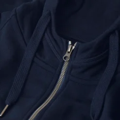 ID Core herre hoodie med lynlås navy str. 2XL