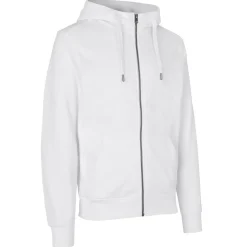 ID Core herre hoodie med lynlås hvid str. XL