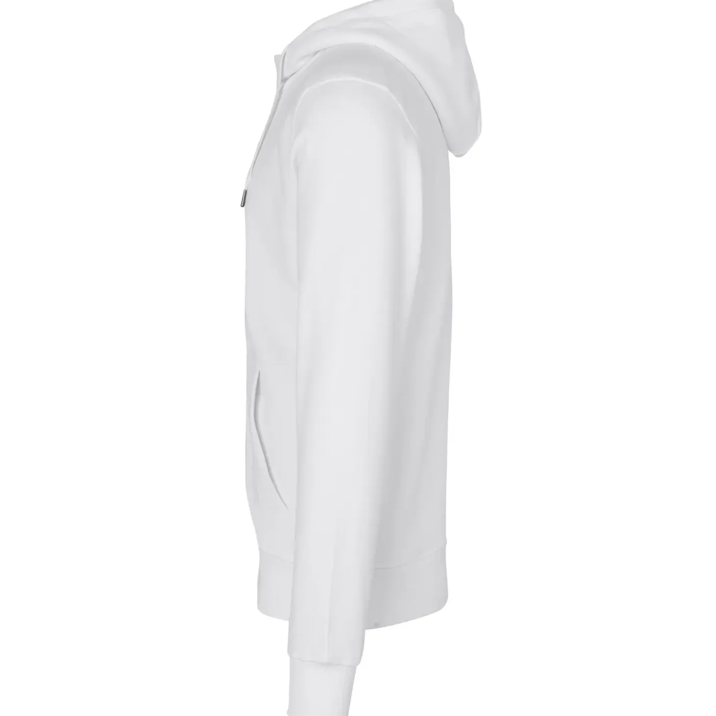 ID Core herre hoodie med lynlås hvid str. XL
