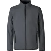 ID Core herre softshell jakke silver grey str. L
