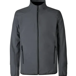 ID Core herre softshell jakke silver grey str. L