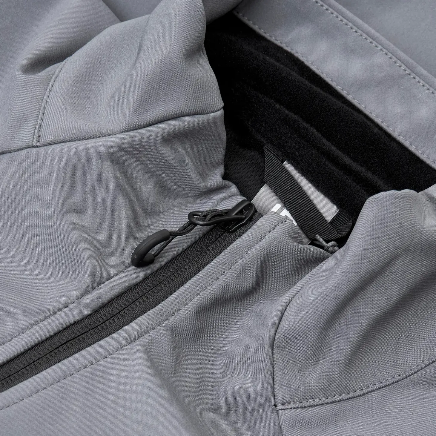 ID Core herre softshell jakke silver grey str. L